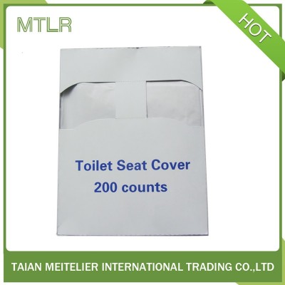 1/4 fold paper toilet seat cover